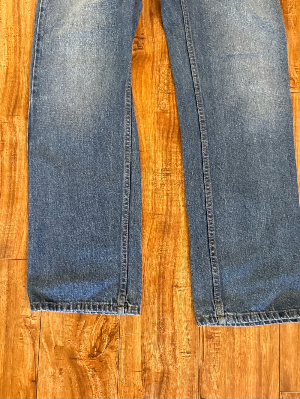 Levi's 505 Set of 2 Boys Blue Straight Slim Jeans Size 20 28x30 - Picture 11 of 13